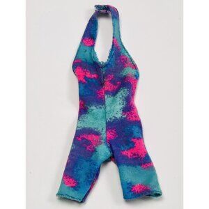 VTG 1991 MATTEL Fashion Play Barbie REPLACEMENT OUTFIT Tie-Dye Unitard #2370 EUC